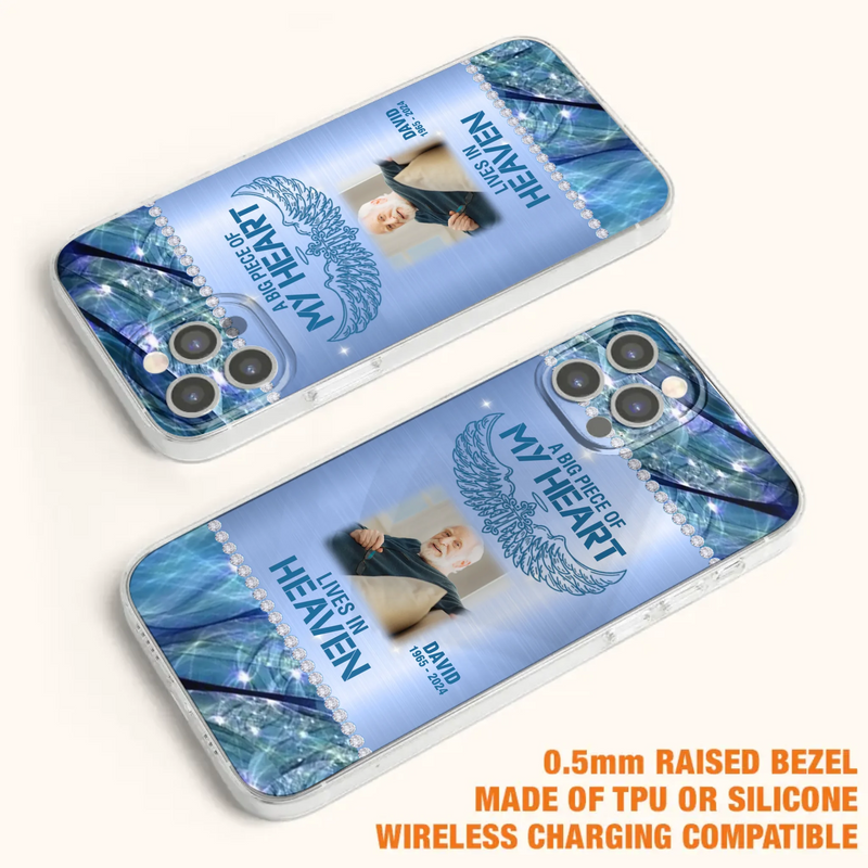 Custom Personalized Memorial Photo Phone Case - Upload Photo - Memorial Gift For Family Member - Never Walk Alone - Case For iPhone/ Samsung