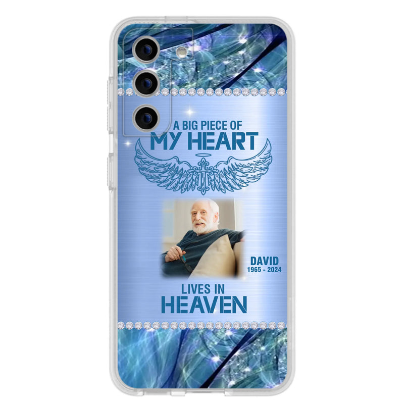 Custom Personalized Memorial Photo Phone Case - Upload Photo - Memorial Gift For Family Member - Never Walk Alone - Case For iPhone/ Samsung