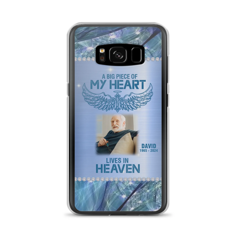 Custom Personalized Memorial Photo Phone Case - Upload Photo - Memorial Gift For Family Member - Never Walk Alone - Case For iPhone/ Samsung