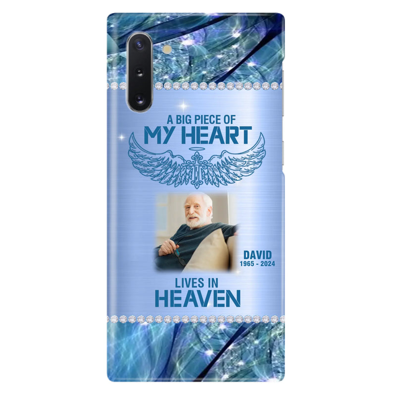 Custom Personalized Memorial Photo Phone Case - Upload Photo - Memorial Gift For Family Member - Never Walk Alone - Case For iPhone/ Samsung