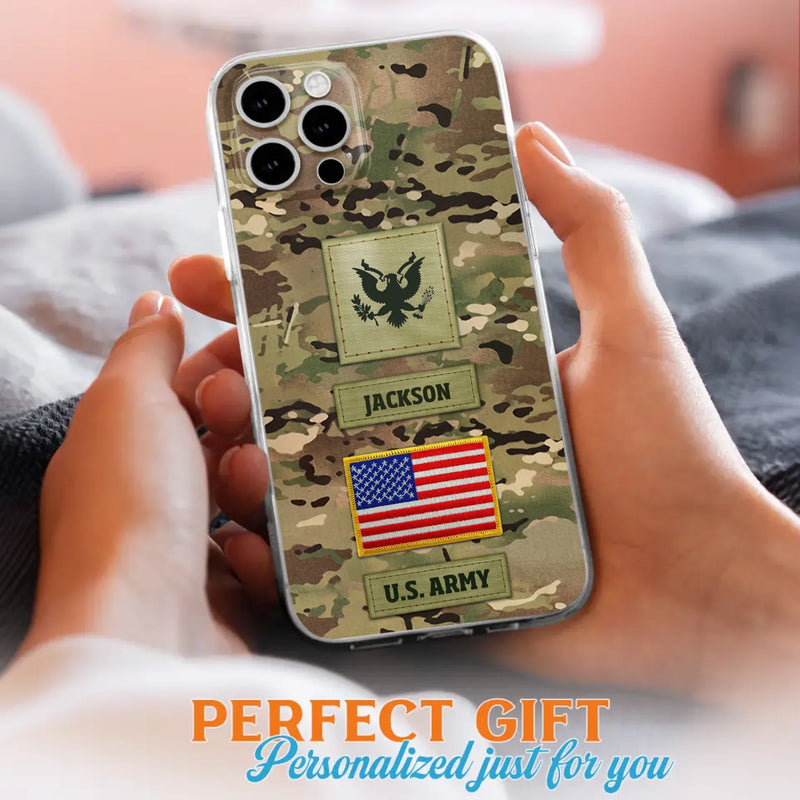 Custom Personalized Veteran Phone Case - Father's Day Gift for Veteran - Case For iPhone/Samsung