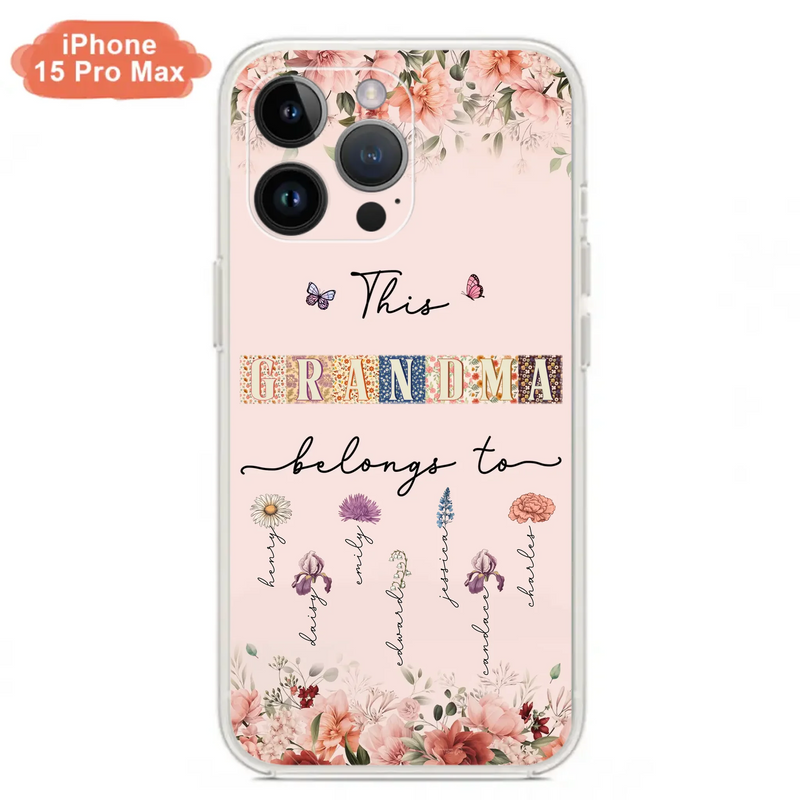 Custom Personalized Grandma/Mom Phone Case - Upto 7 Kids - Mother's Day Gift Idea for Grandma/Mom - Case for iPhone/Samsung
