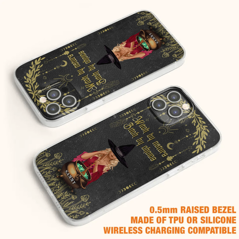 Custom Personalized Witch Phone Case - Gift Idea For Friends/Sisters/Wicca Decor/Pagan Decor - In My Kitchen Filled With Care I Welcome Water Earth Fire Air - Case for iPhone/Samsung