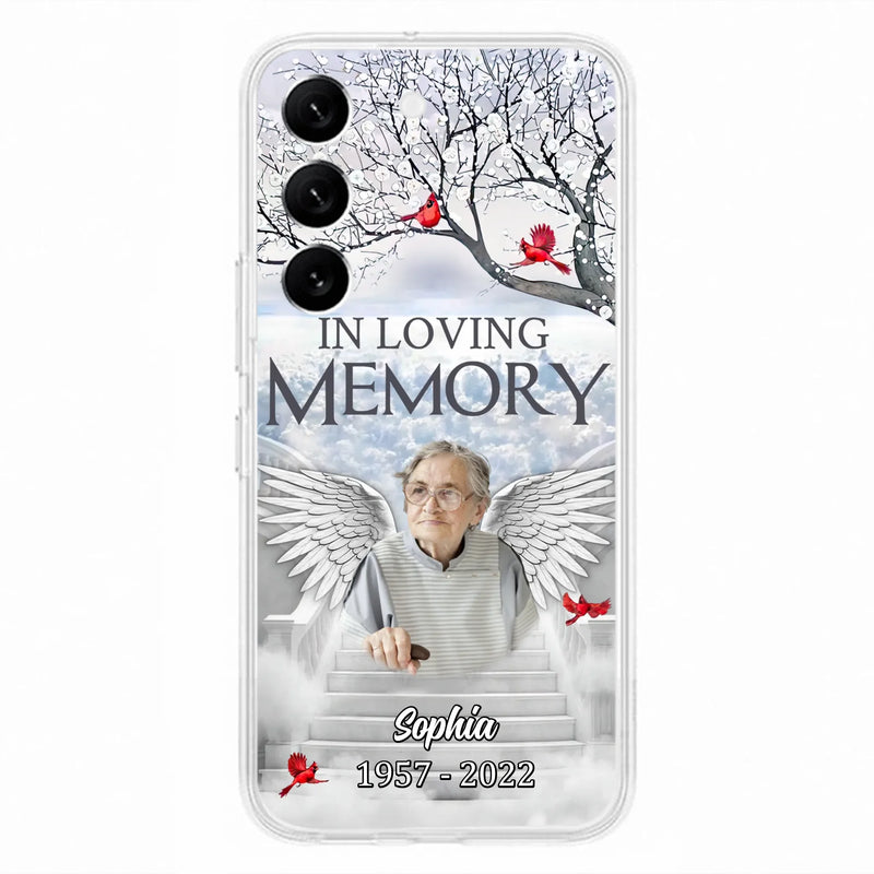 Custom Personalized Memorial Phone Case - Upload Photo - Memorial Gift Idea For Family - In Loving Memory - Case For iPhone & Samsung