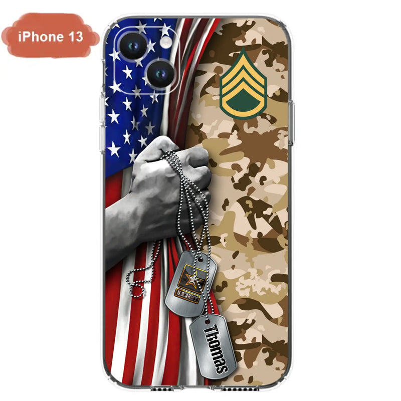 Custom Personalized Veteran Phone Case - Gift Idea For Veteran - Case For iPhone/ Samsung