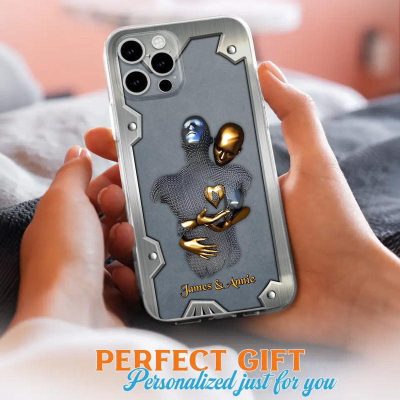 Custom Personalized Couple Phone Case - Gift Idea For Couple/ Valentines Day - Case For iPhone/ Samsung