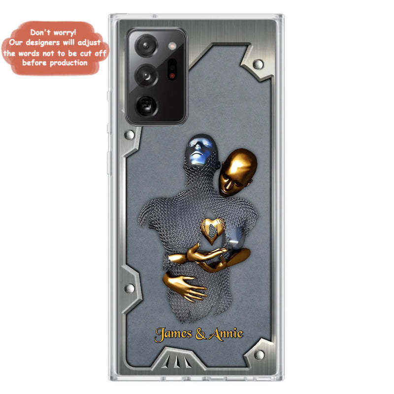Custom Personalized Couple Phone Case - Gift Idea For Couple/ Valentines Day - Case For iPhone/ Samsung