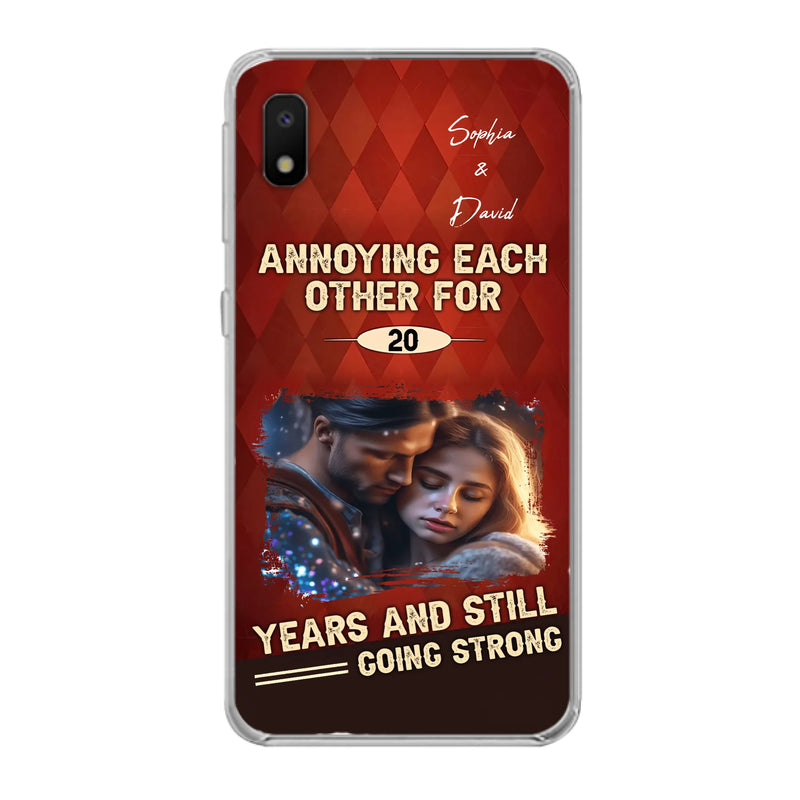 Personalized Couple Photo Phone Case - Gift Idea For Couple - Annoying Each Other For 20 Years And Still Going Strong - Case For iPhone/Samsung