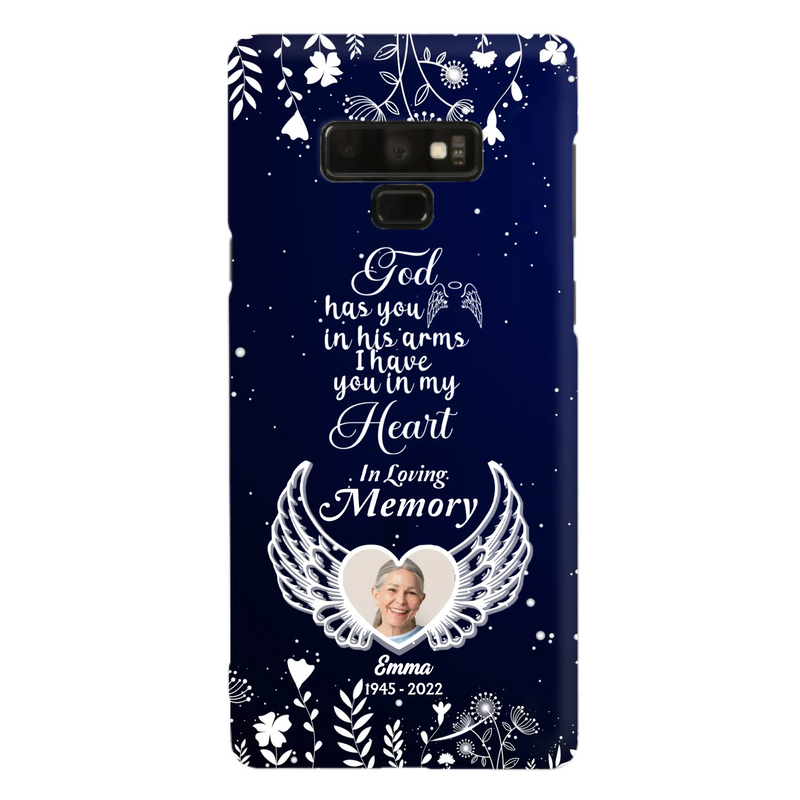 Personalized Memorial Phone Case - Memorial Gift Idea For Family - I Have You In My Heart - Case For iPhone/Samsung