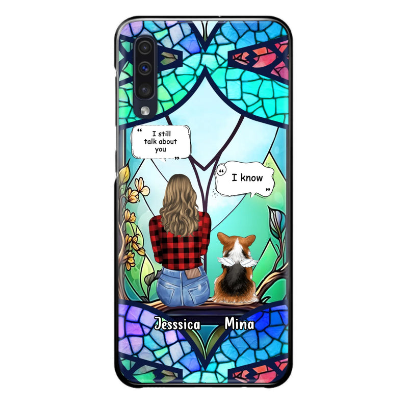 Custom Personalized Memorial Pet Phone Case - Memorial Gift Idea For Dog/ Cat/ Rabbits Owners - Up to 3 Dogs/ Cats/ Rabbits - Case For iPhone And Samsung