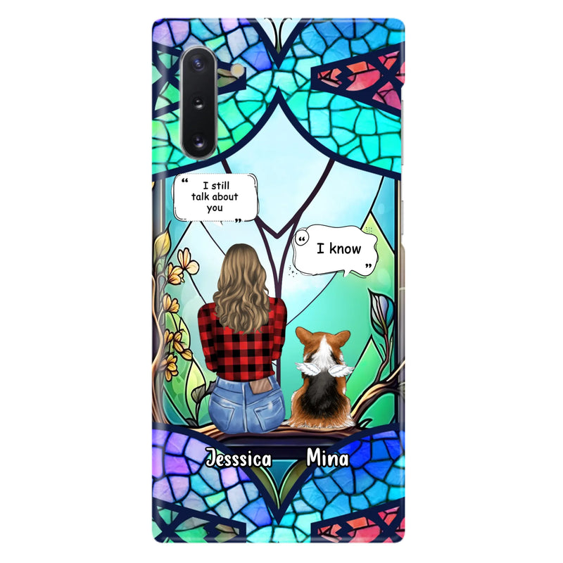 Custom Personalized Memorial Pet Phone Case - Memorial Gift Idea For Dog/ Cat/ Rabbits Owners - Up to 3 Dogs/ Cats/ Rabbits - Case For iPhone And Samsung