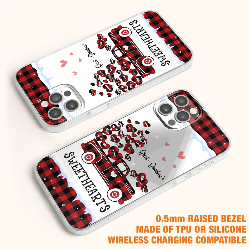 Personalized Grandma Phone Case - Gift Idea For Grandma - Upto 20 Children - Great - Grandma's Sweethearts - Case For iPhone/Samsung
