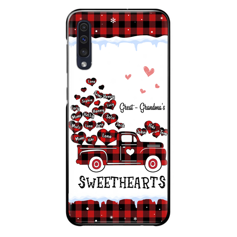 Personalized Grandma Phone Case - Gift Idea For Grandma - Upto 20 Children - Great - Grandma's Sweethearts - Case For iPhone/Samsung