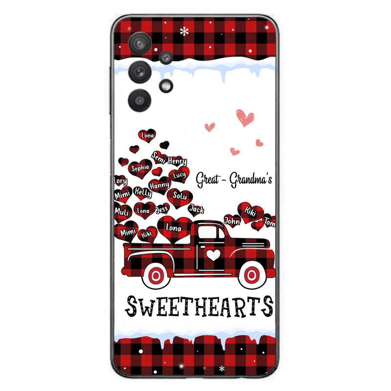 Personalized Grandma Phone Case - Gift Idea For Grandma - Upto 20 Children - Great - Grandma's Sweethearts - Case For iPhone/Samsung