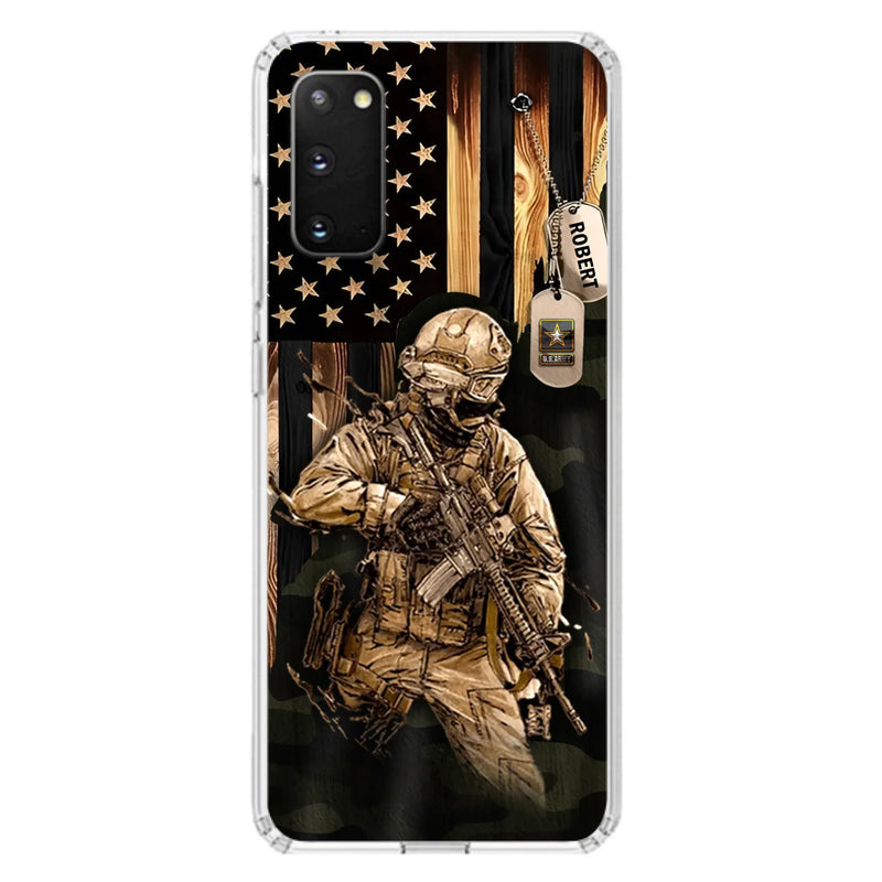 Custom Personalized Veteran iPhone/ Samsung Phone Case - Gift Idea For Veteran