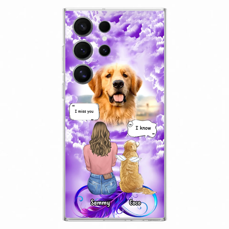 Custom Personalized Memorial Pet iPhone/ Samsung Case - Upload Photo - Memorial Gift Idea For Dog/Cat/Rabbit Lover