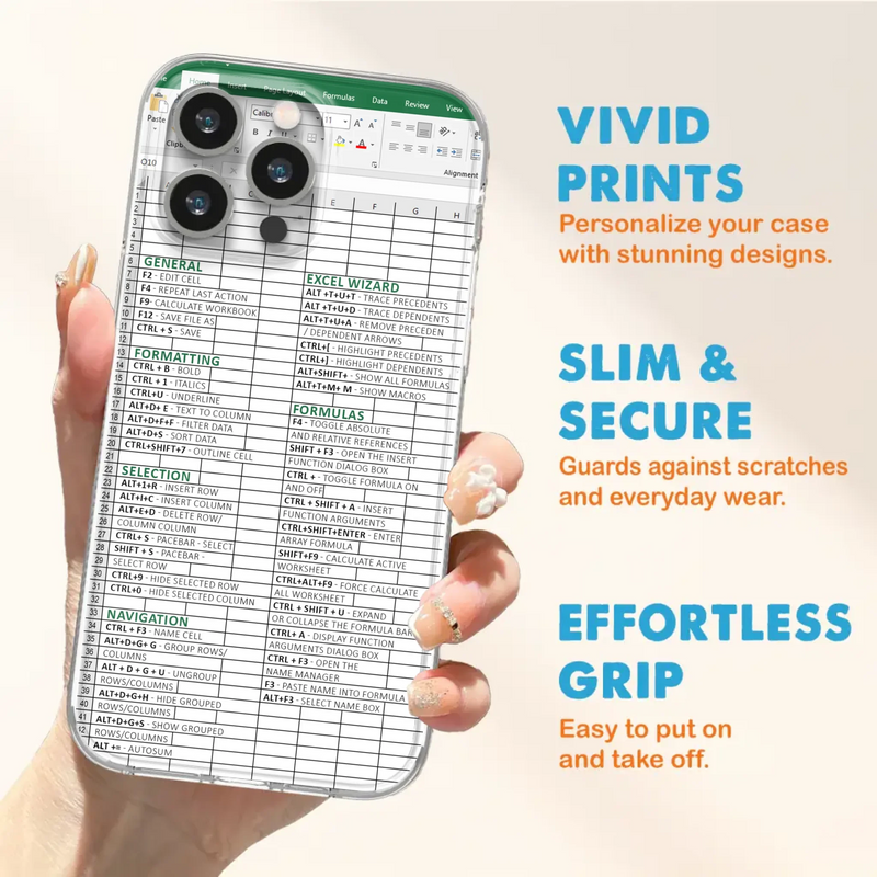 Personalized Excel Phone Case - Gift Idea For Excel Lovers - Cases For iPhone/Samsung