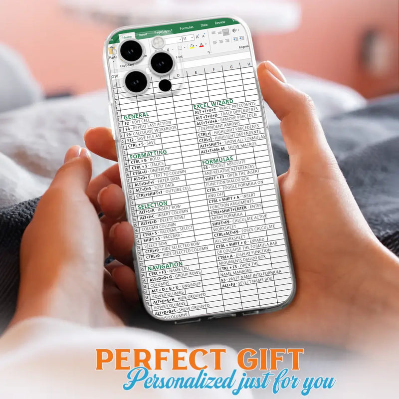 Personalized Excel Phone Case - Gift Idea For Excel Lovers - Cases For iPhone/Samsung