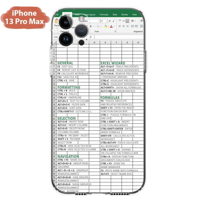 Personalized Excel Phone Case - Gift Idea For Excel Lovers - Cases For iPhone/Samsung
