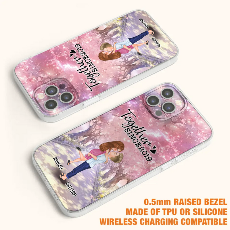 Personalized Couple Phone Case - Wedding/Anniversary Gift Idea for Couple - Together Since 2019 - Case For iPhone/Samsung