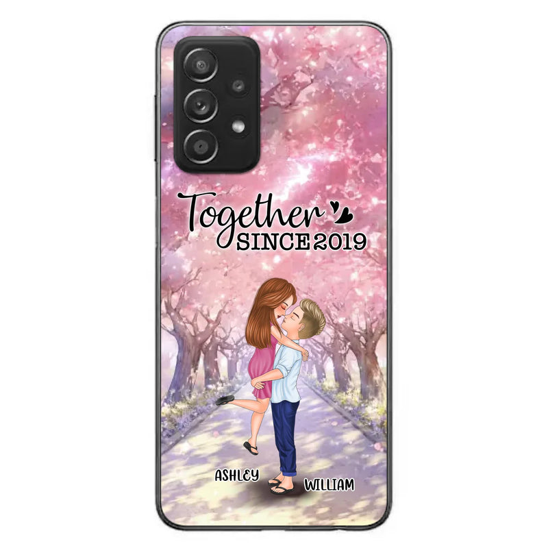 Personalized Couple Phone Case - Wedding/Anniversary Gift Idea for Couple - Together Since 2019 - Case For iPhone/Samsung