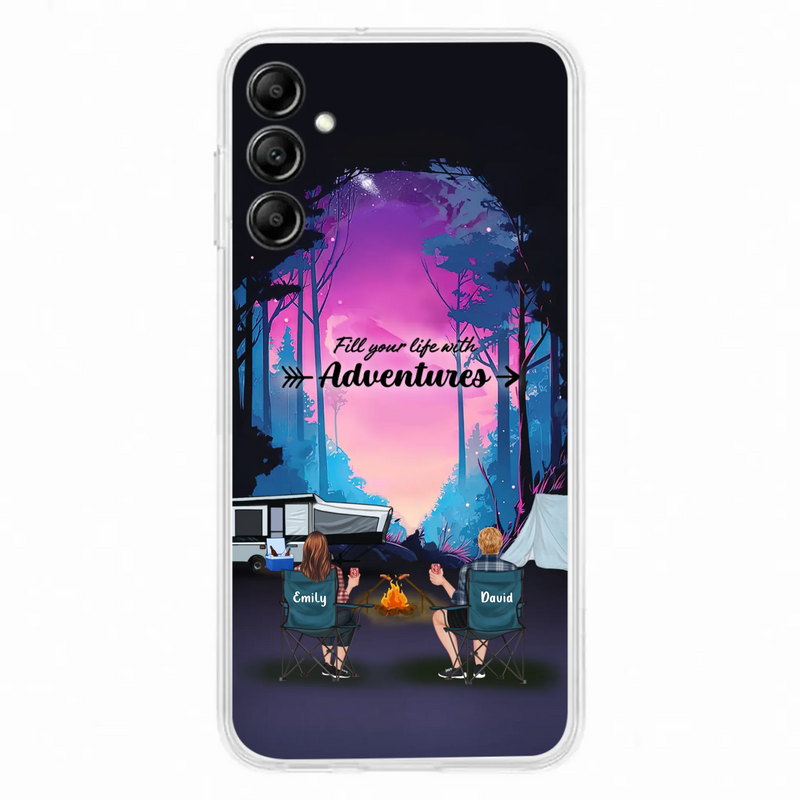 Personalized Camping Phone Case - Full Option - Best Gift For Camping Lovers - Fill Your Life With Adventures - Case For iPhone/Samsung