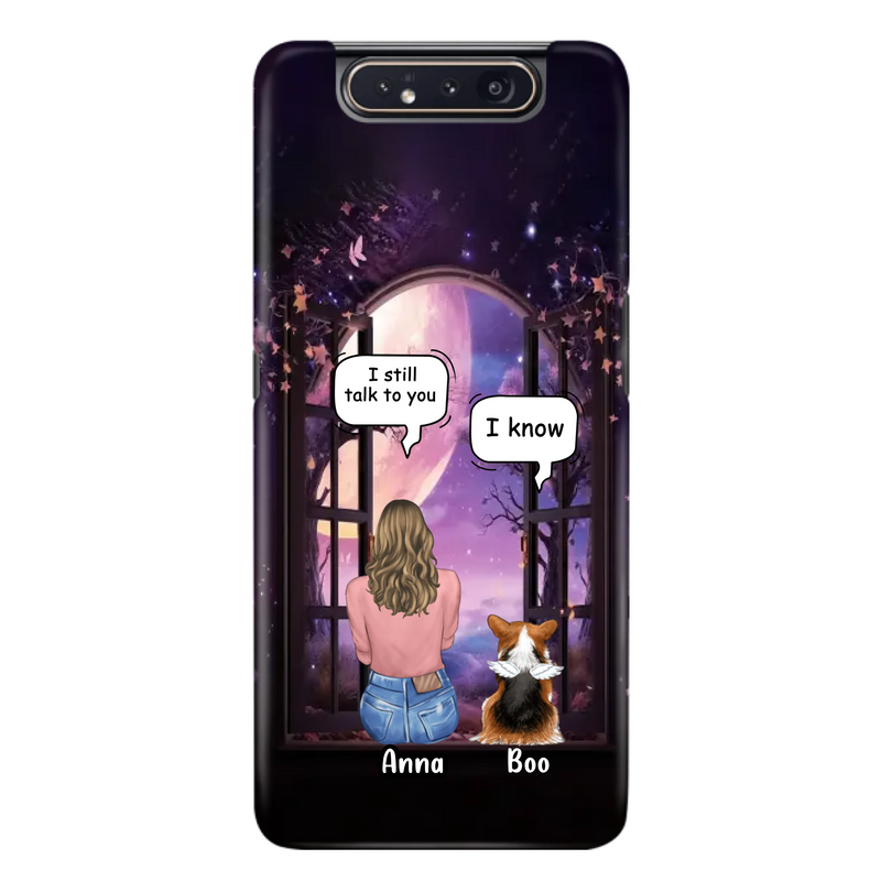 Custom Personalized Memorial Pet Phone Case - Upto 4 Dogs/Cats/Rabbits - Memorial Gift Idea for Dog/Cat/Rabbit Owners - Case For iPhone/Samsung