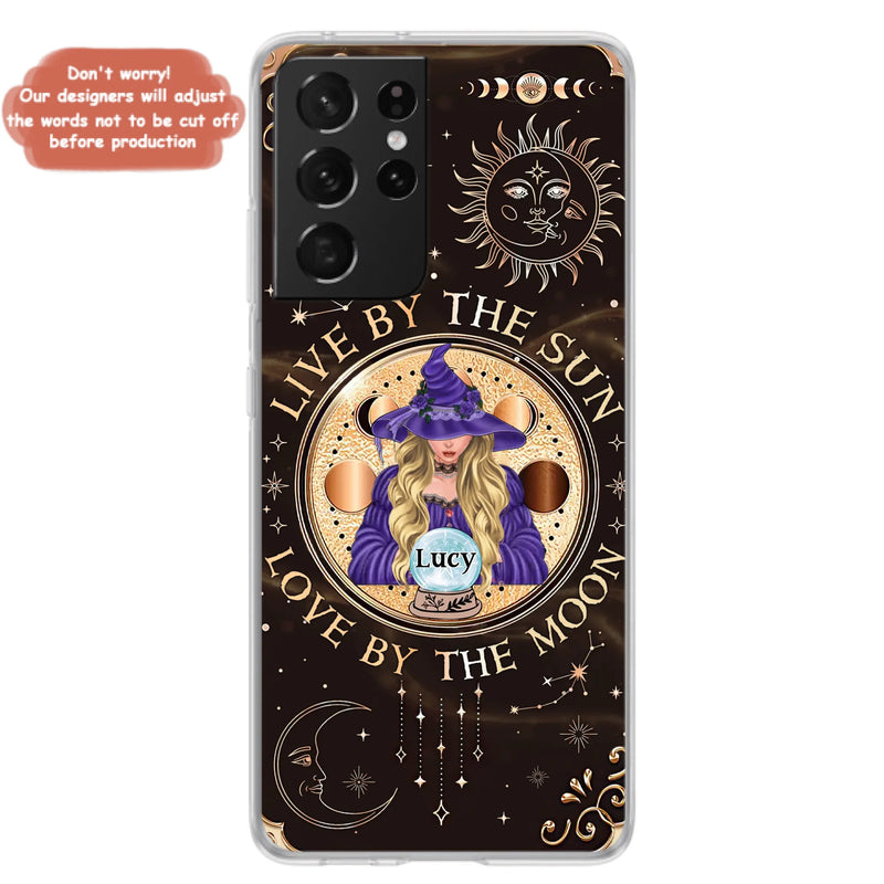 Custom Personalized Witch Phone Case - Halloween Gift Idea For Friend - Only Good May Enter Here - Case for iPhone/Samsung