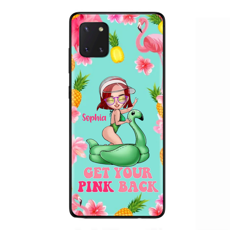 Custom Personalized Bikini Girl Phone Case - Gift Idea For Girl - Get Your Pink Back - Cases For iPhone/Samsung
