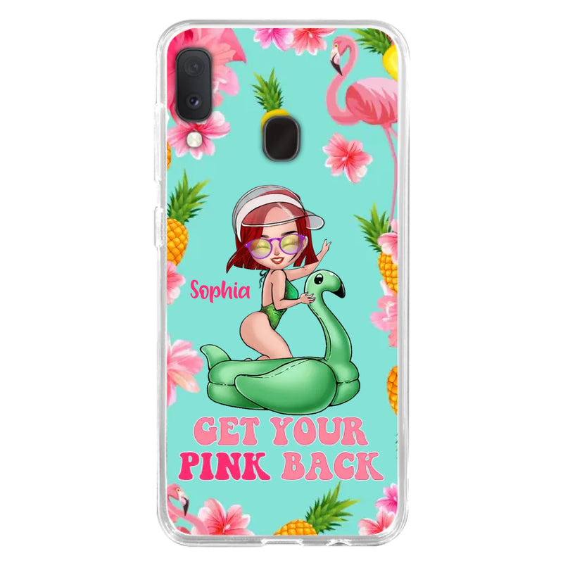 Custom Personalized Bikini Girl Phone Case - Gift Idea For Girl - Get Your Pink Back - Cases For iPhone/Samsung