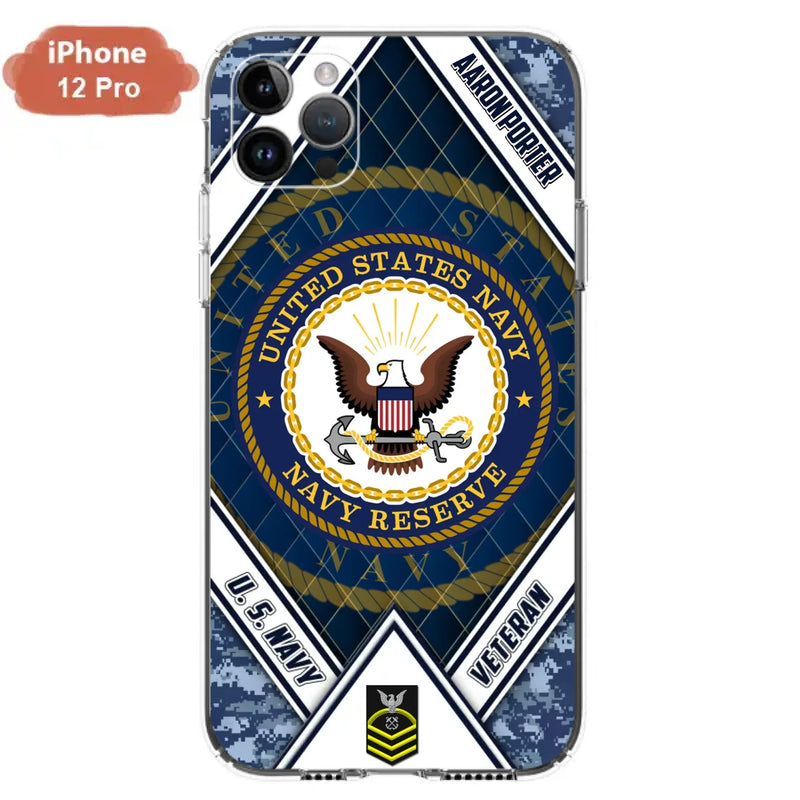 Custom Personalized Veteran Phone Case - Gift Idea For Veteran - Case For iPhone And Samsung