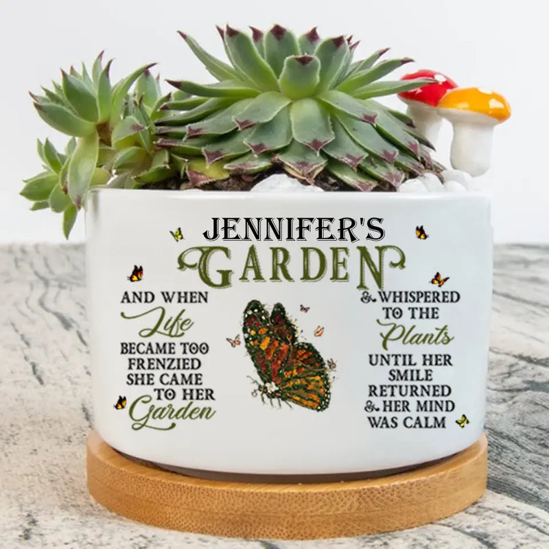 Personalized Plant Pot - Gift Idea For Garden Lovers - Where I Can Lose Myself When I Need To Find Myself