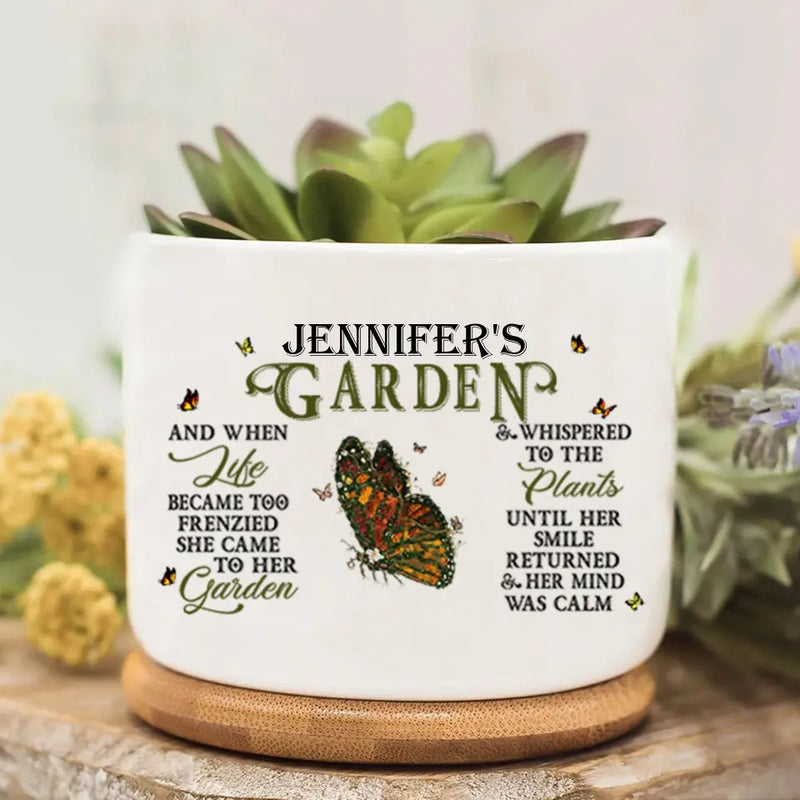 Personalized Plant Pot - Gift Idea For Garden Lovers - Where I Can Lose Myself When I Need To Find Myself